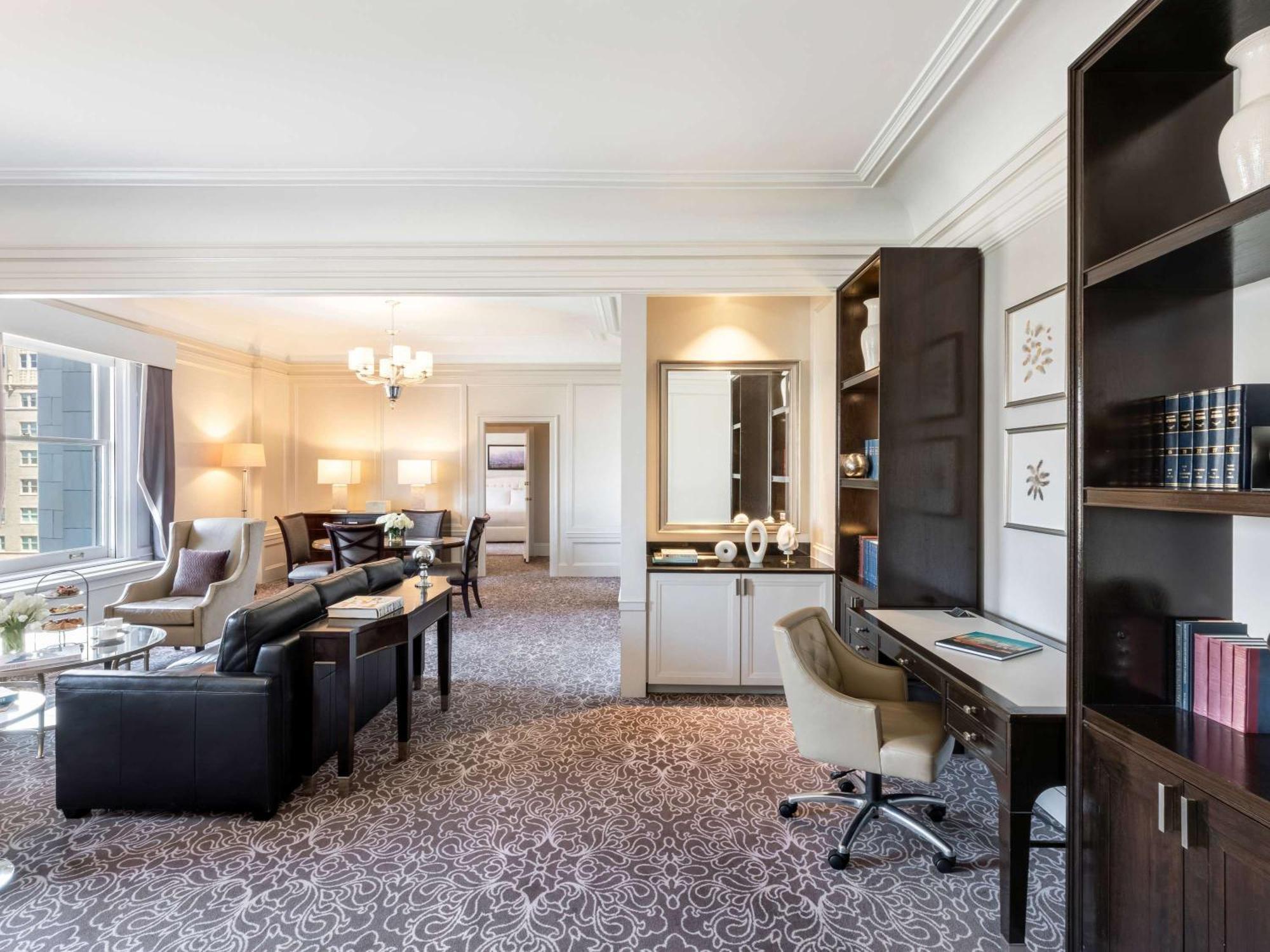 Fairmont San Francisco Hotel Exterior photo A suite at The Peninsula