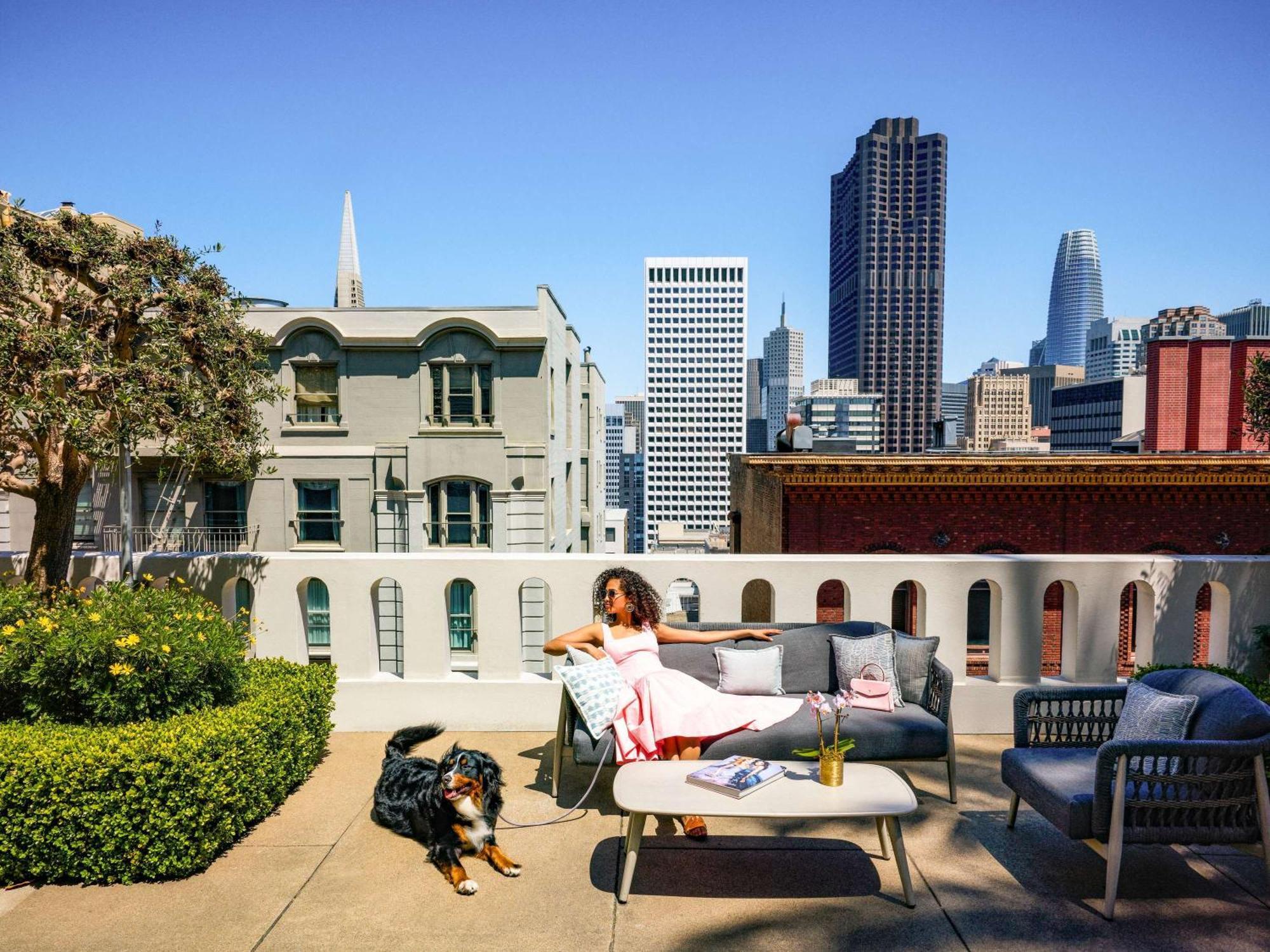 Fairmont San Francisco Hotel Exterior photo Rooftop garden